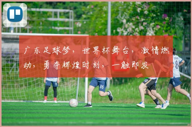 广东足球梦，世界杯舞台，激情燃动，勇夺辉煌时刻，一触即发